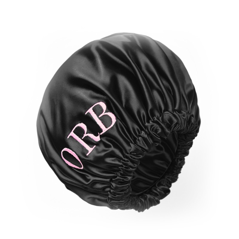 "It is made of Italian satin. It protects your hairstyle in the shower, prevents tangles, and keeps your hair moisturized."